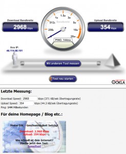 dsl-speed-messung DSL Speed Messung