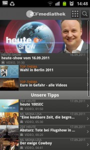 Screenshot aus ZDFmediathek