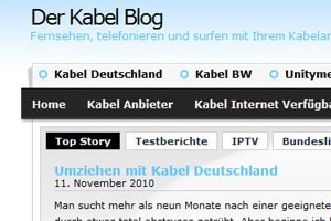 Altes Kabel-Blog.de Design