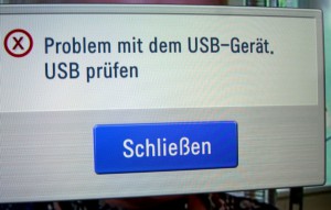 Problem mit dem USB-Gerät