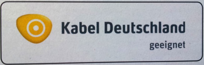Zertifizierungslogo Kabel Deutschland