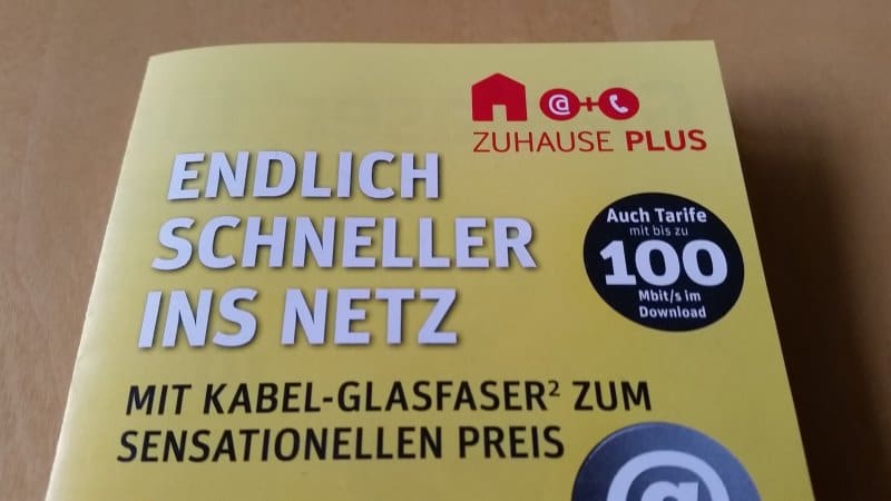 Mit solchen Flyern wirbt Kabel Deutschland für seine Anschlüsse | Foto: Redaktion