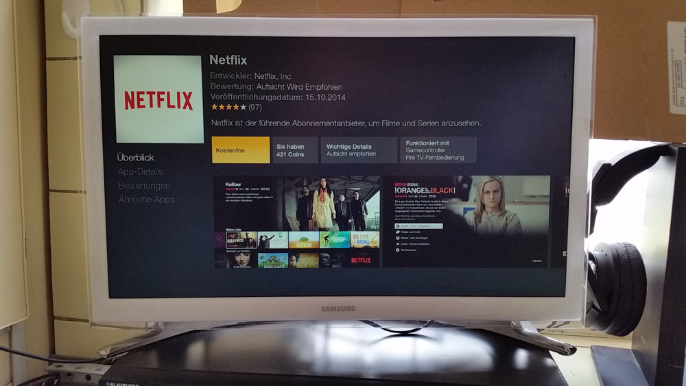 Netflix-App für Fire TV Stick | Foto: Redaktion