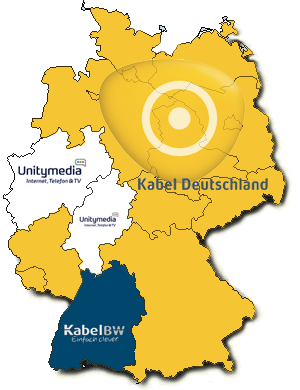 Kabel Deutschland Karte