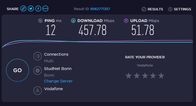 SPEEDTEST INTERNET GESCHWINDIGKEIT MESSEN visual data 7